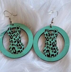 Easter Earrings, Dangle Earrings, Holiday Earrings, Bunny Earrings